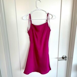 A love like you pink silky dress